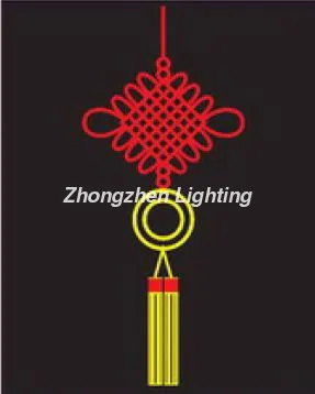 Chinese knot  light  festival celebrating light