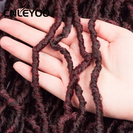 Wholesale cheap 14 Inch 21 Roots Nu Lock Pre-Looped New Faux Loc Crochet Braids For Women
