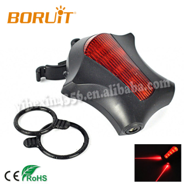 5 LED + 2 Laser Bike Bicycle Laser Beam Rear Tail Light