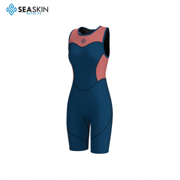 Seaskin Zipperless短いJohn Surfing Women&#39;s Wetsuit