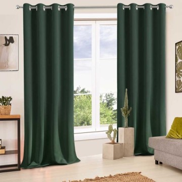 Silver Wave Line Printed blackout Curtains