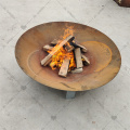 Fire Bowl Circle in Corten Stahl