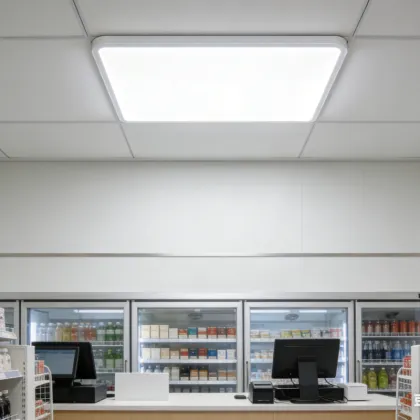 Ceiling light with smooth illumination