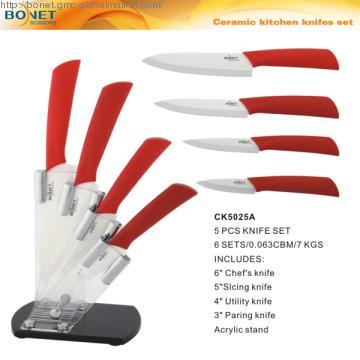CK5025A CE complicant 5 Piece  Knife Set