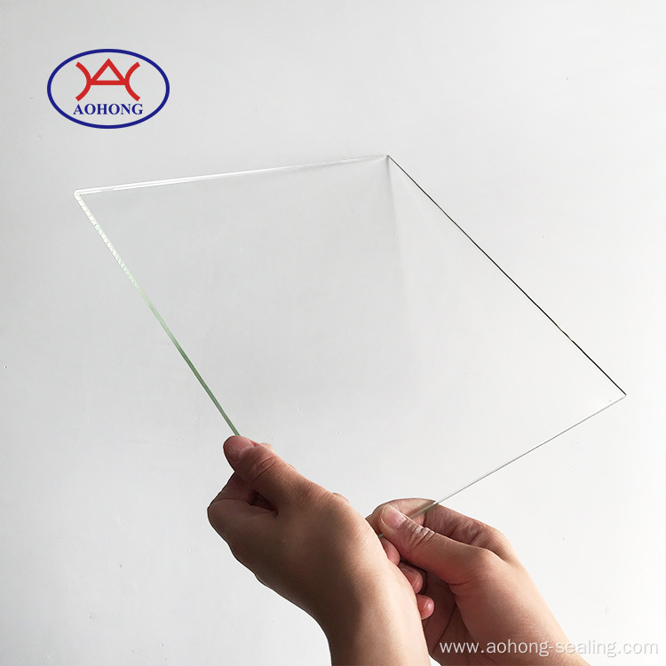 Borosilicate 3.3 Glass Sheet Float Square Sight glass