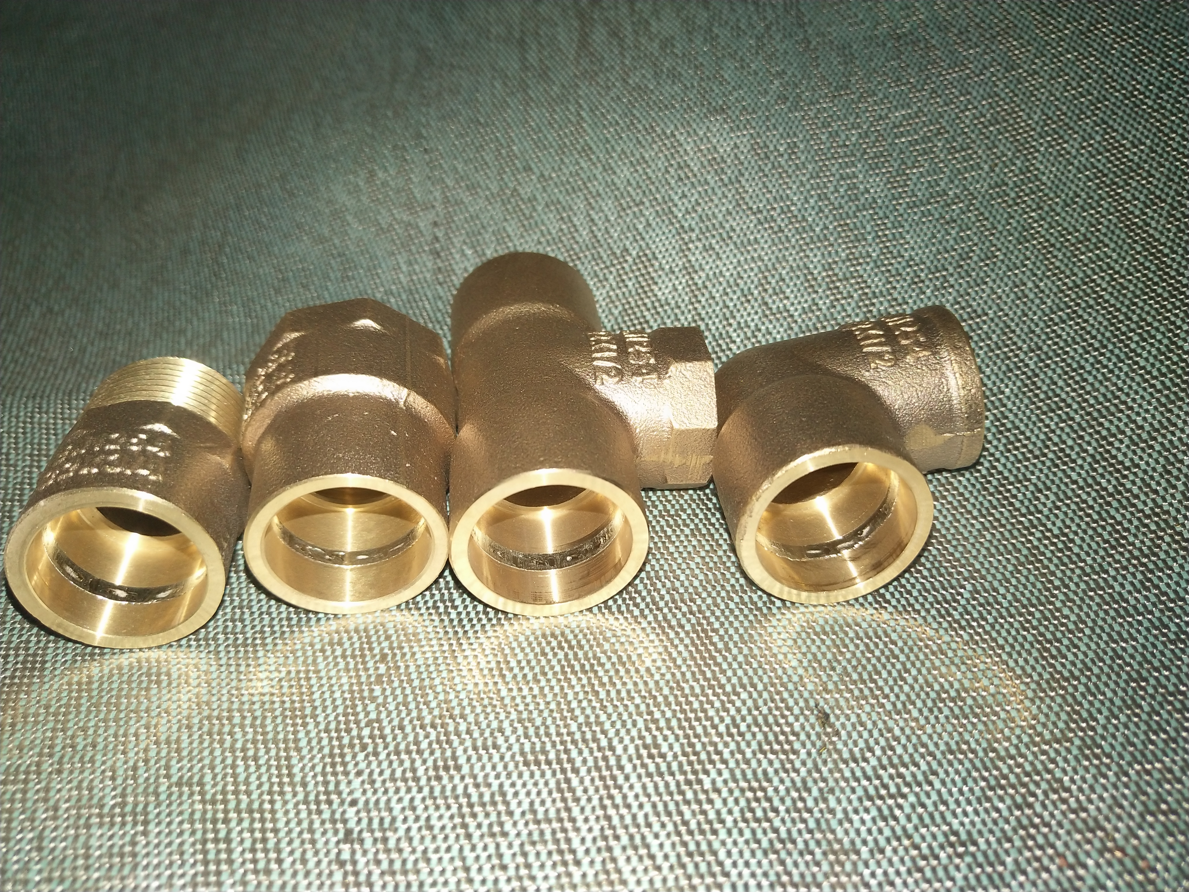 solder ring bronze fittings