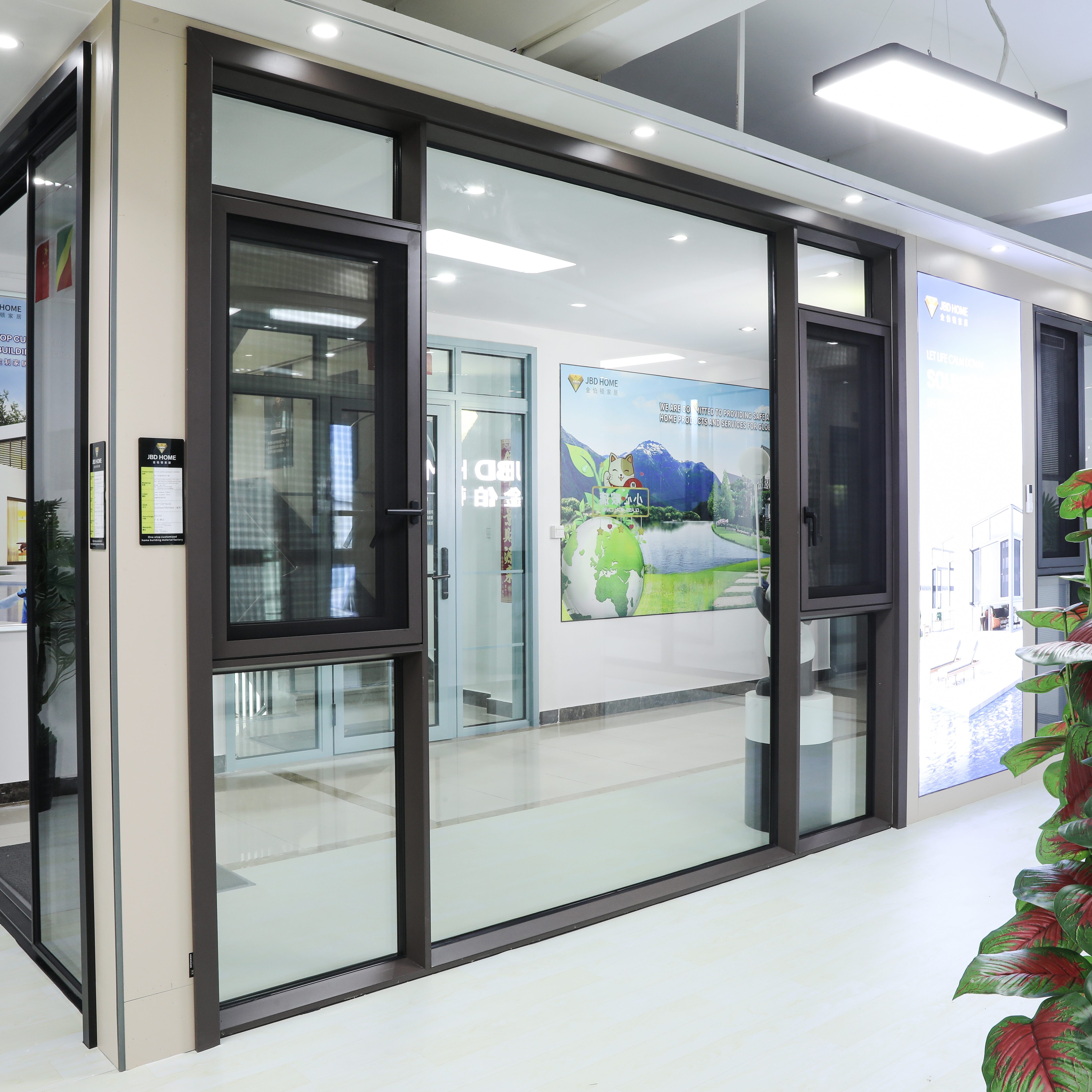 JBD Home Foshan Showroom and Custom Aluminum Door and Window Factory