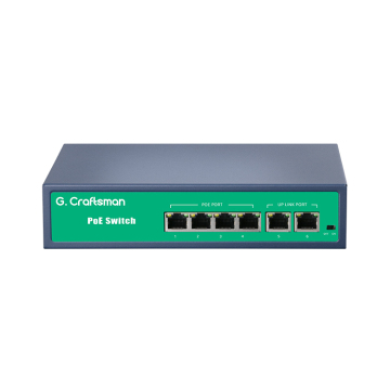 G.Craftsman GC-B42A POE Network Switch - 4/8/16 Ports, IEEE802.3af/at, for IP Cameras & Wireless AP