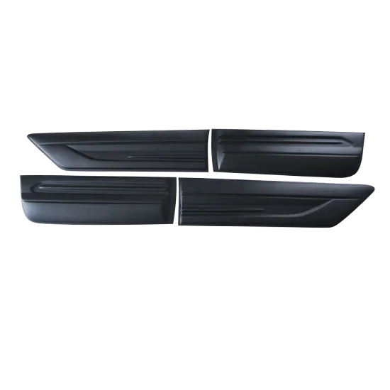 YCSUNZ Body Cladding Matte Black Side Door Trim Moulding Cover for Toyota Hilux Revo 2015-2017 4x4