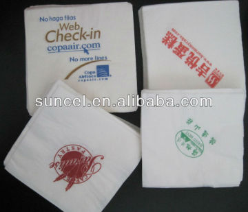 One Color Logo Tissue Paper Napkins