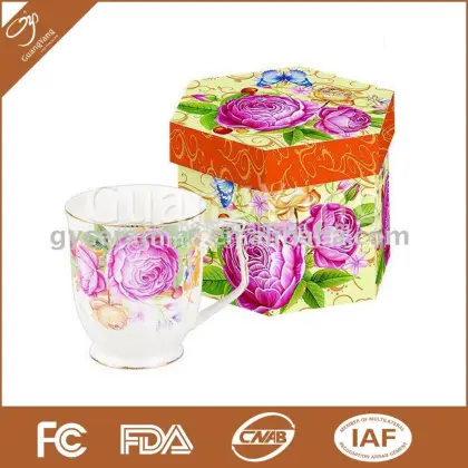 set/2 mug new bon china coffee mug