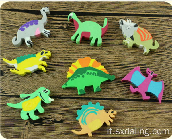 Cartoon Eraser Dinosaur Shape Eraser