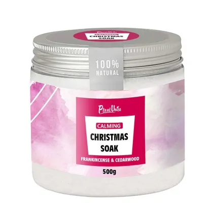 Private Label Pink Himalayan Rainbow Aromatherapy Bath Salt Pouch with Rose Petals