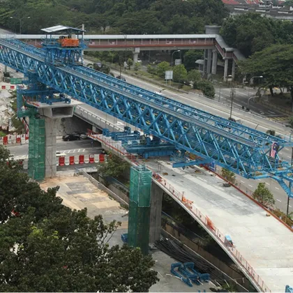 Launching Gantry Crane for Bridge Construction in Equipment Segment