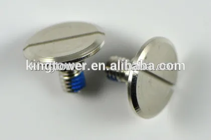 big large slotted head nylok machine thumb screws for camera