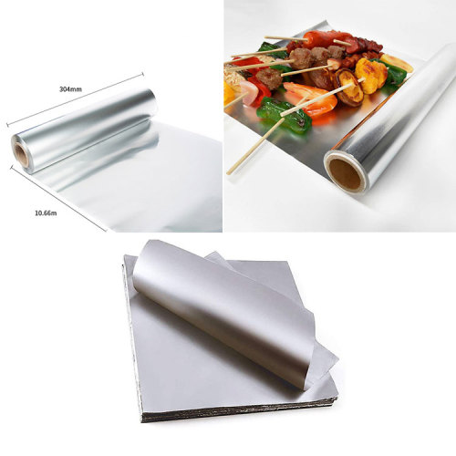 Uso de la cocina y papel suave papel de aluminio.