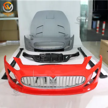 DMC Style Half Carbon Fiber Front Bumper Body Kit for Maserati GranTurismo 4.7L 2008-2013