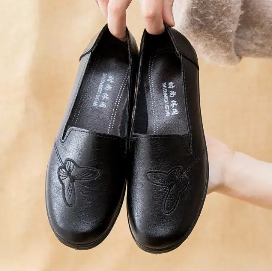 Comfortable Soft-Sole Leather Casual Shoes for Women