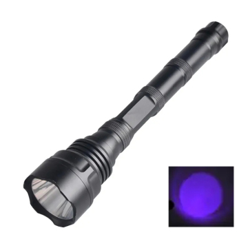 Topcom 365nm LED puissant UV Lampe de poche: l'outil ultime pour détecter les taches pour animaux de compagnie, les marqueurs de chasse et les chèques invisibles