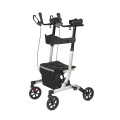 Rollator With Backrest Seat And Padded Armrests