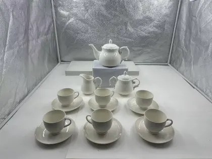 Creative Ceramic Tea Set white