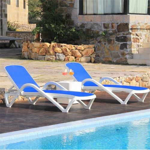 Outdoor Plastic Chaise Lounge Chair