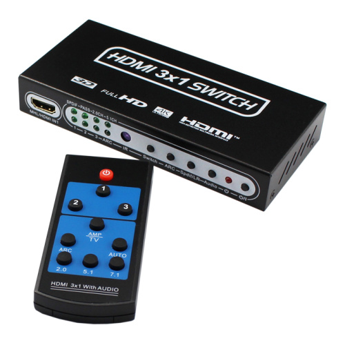 HDMI Switcher with Audio Extractor 3 x 1