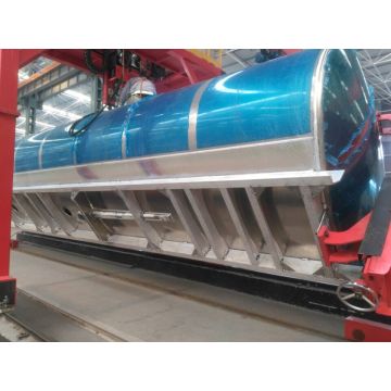 Semi-remorque réservoir de carburant en aluminium de 45000 litres