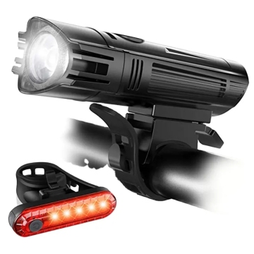 USB Rechargeable Waterproof Bicycle Light Set: Essential Equipment for Nighttime Riding