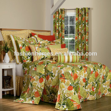 Shanghai Fashion Homes Bedspread and Curtain Set