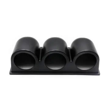 2" 52mm Black Triple Dash Mount Car Gauge Pod and Meter Holder: Automotive Instrument Panel Accessory