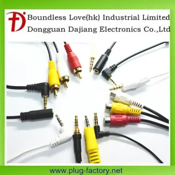 3.5mm TRS M/F Audio Video Cables For Headphone Cable