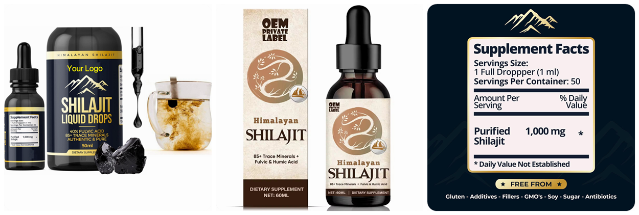 Shilajit Resin Liquid Drops