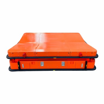 Orange Plate Handling AVG Robot for Warehouse Goods Transport
