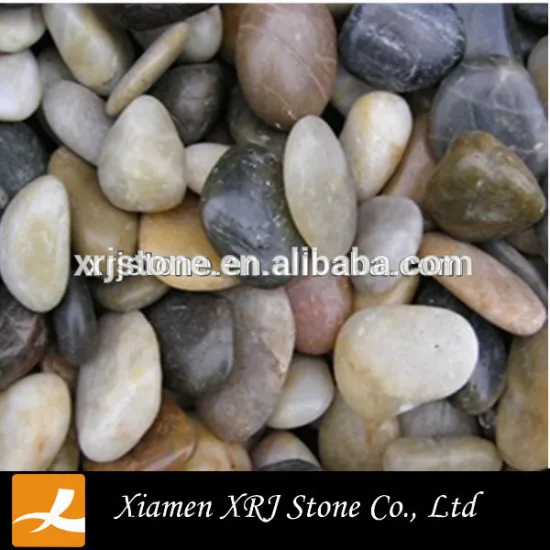 natural polished outdoor garden pond pebbles stone decoration