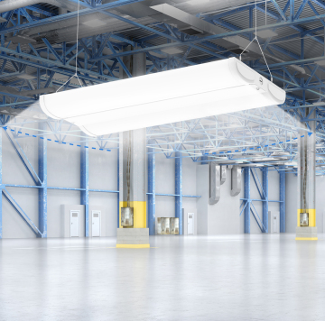 5 Years Warranty IP65 Dimmable 4ft LED Tube Light Fixture - Warehouse Industrial LED Linear High Bay Lights