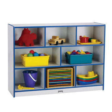 Modern Wooden Toy Storage Cabinet for Kids and Kindergartens