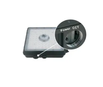 IP65 3CCT Tunable Canopy LED Light for Gas Stations and Parking Lots with DLC Certification