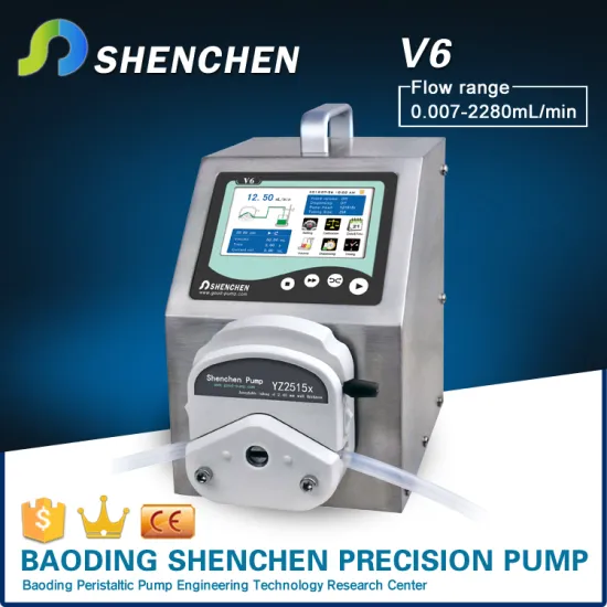 automatic ph control flow dosing peristaltic pump