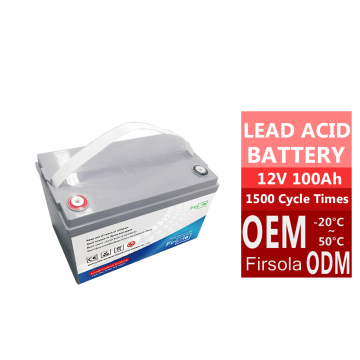 Batteria da 12 V 100 AH Gel-Carbon per accumulo di energia