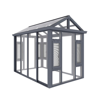 Custom -Größe Außenaluminium Pavillon Pergola Glass Winkelzimmer für Garten