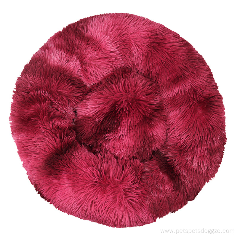 round washable multi color luxury dogs beds