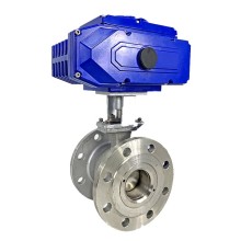 Rustfrit stål Wafer V Type Segment Ball Valve