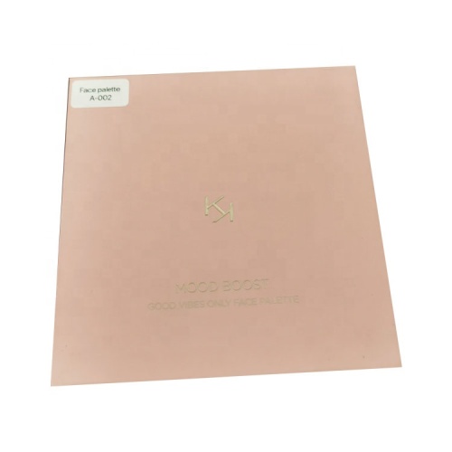 Pearl effect eye shadow palette paper packaging box