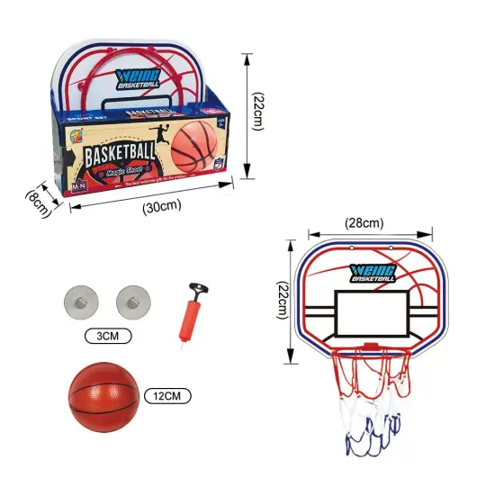 High-Quality Kids' Outdoor Sports Toy: Mini Basketball Hoop Ring & Stand