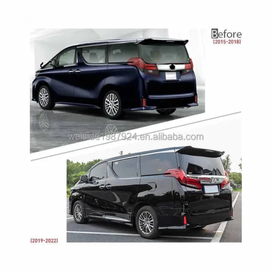 Upgrade Car Exterior Parts Kits for Toyota ALPHARD 30 (2015-2018/2019-2023) to ALPHARD 40 (2024)