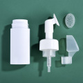 facial cleanser foam pump bottle with brush