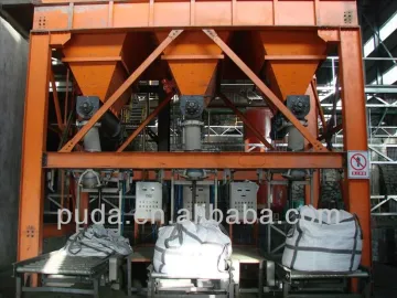 Belt feeding big bag packing machine