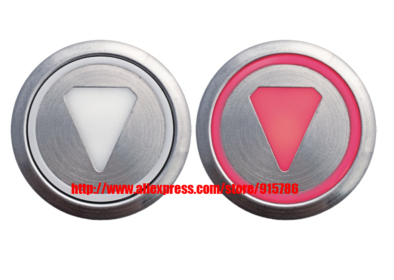 DC10-30V round stainless steel elevator buttons / Digital Arrow / KDS50 (KDS300) switch button