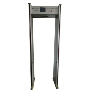 6 zones LCD walk-through metal detector